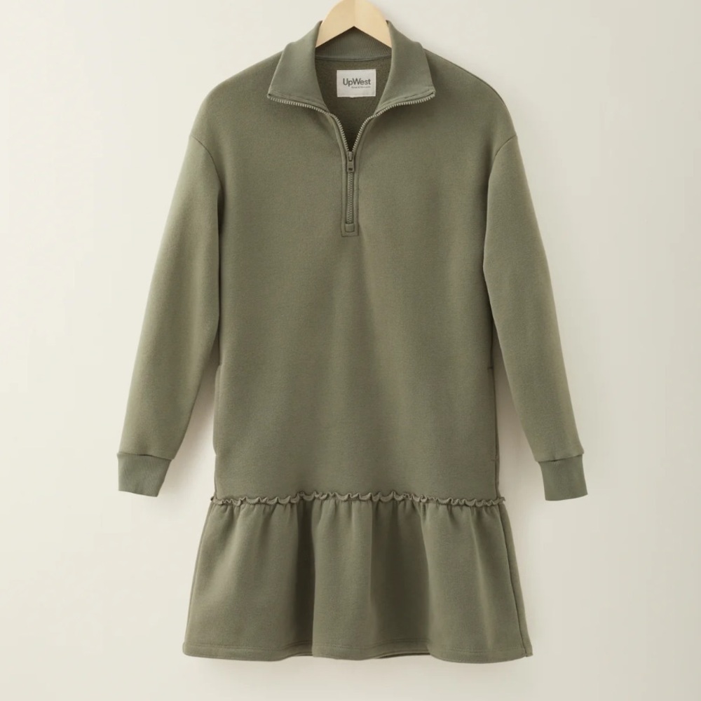 UpWest super soft sweatshirt dress NWT